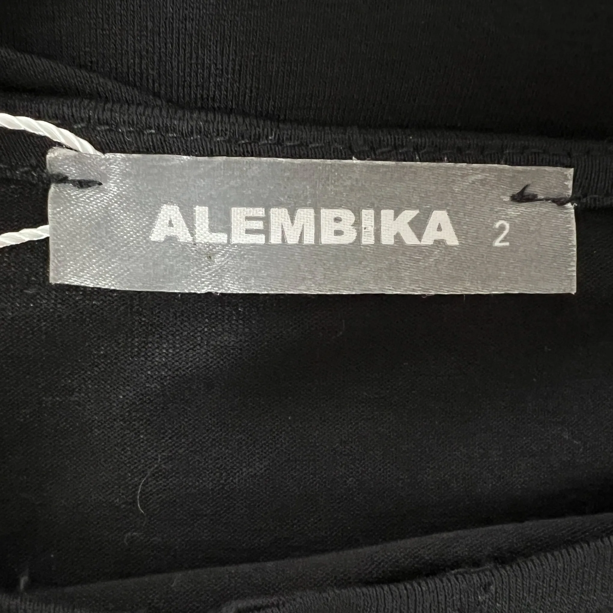 Alembika Black Jersey Pocket Swing Dress Medium 2 ~ AU12