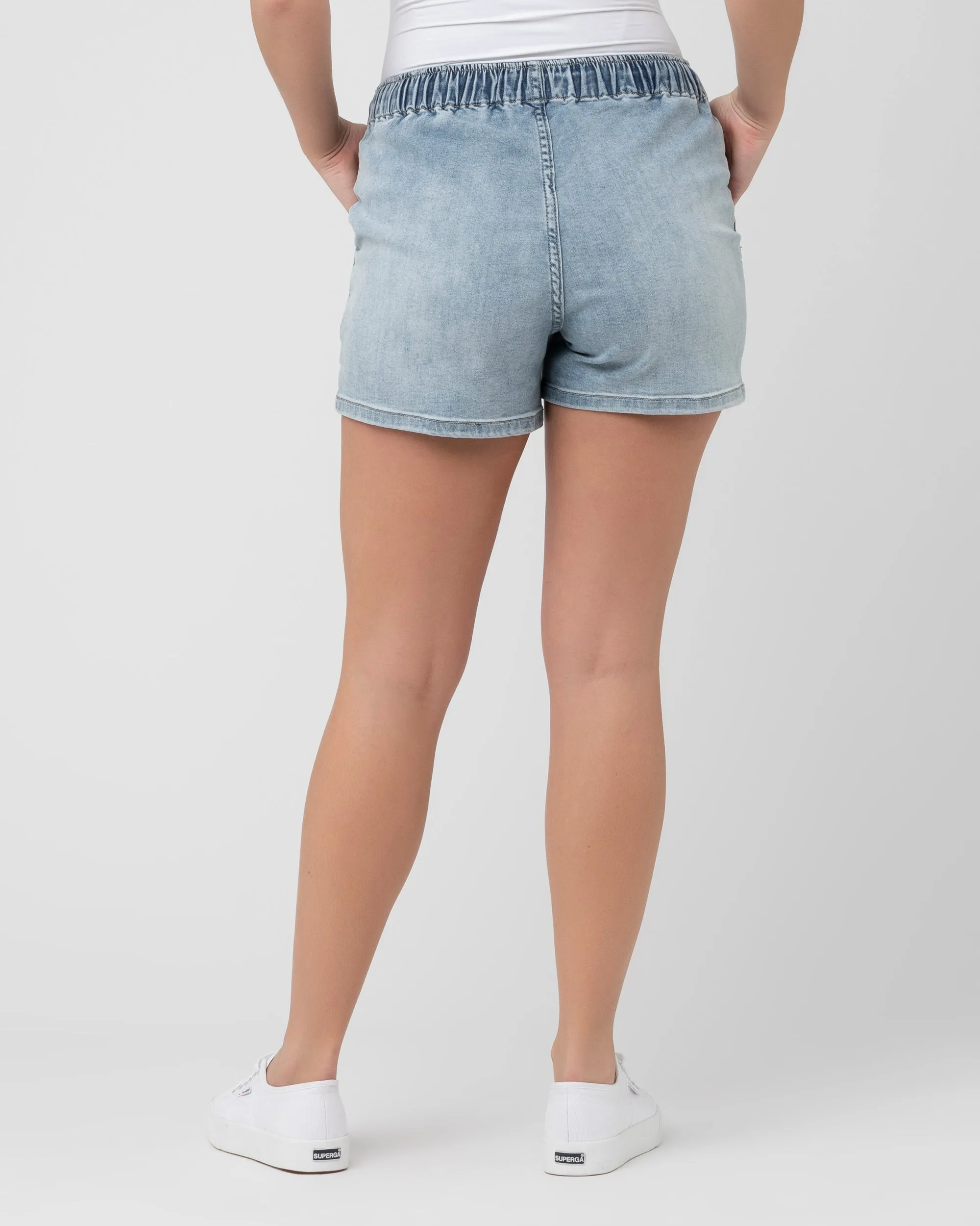 Bailey Denim Short - Light Blue