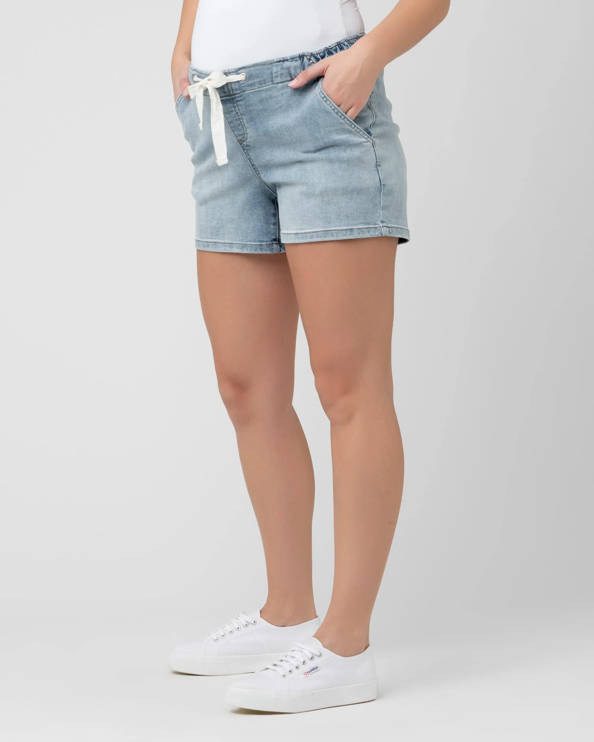 Bailey Denim Short - Light Blue