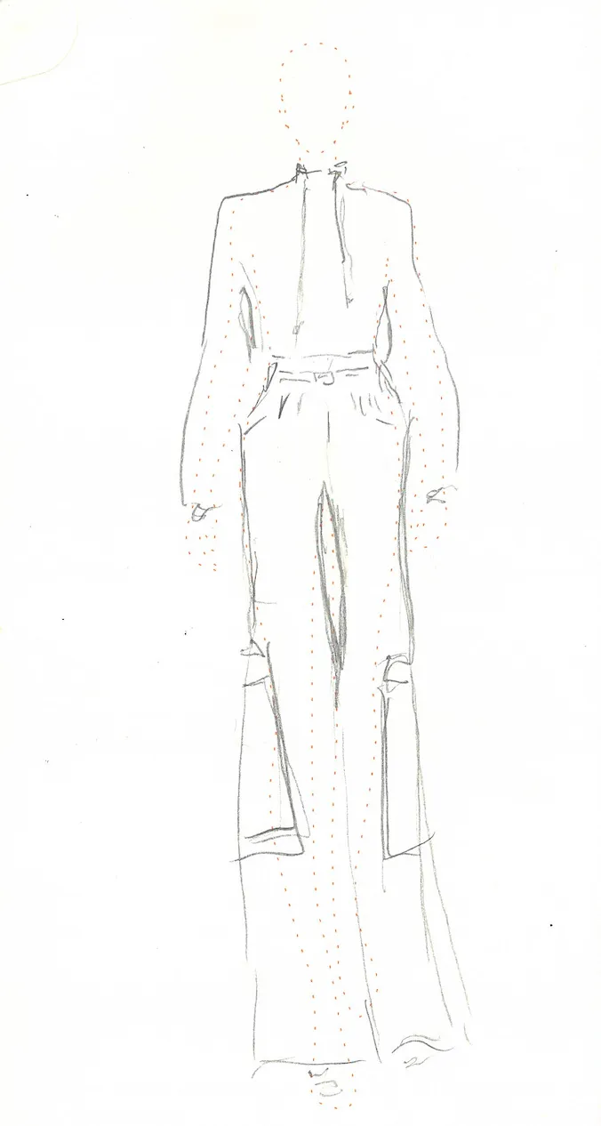 Bate Cargo Pant in Black Nappa Leather