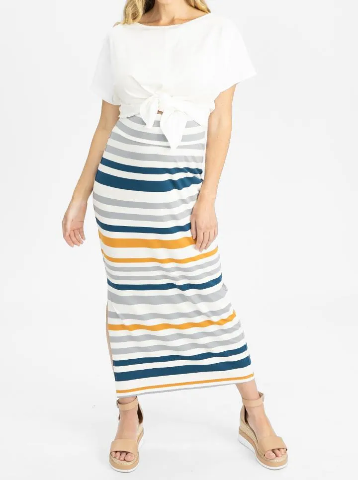 Bianca Maternity Top and Skirt Set