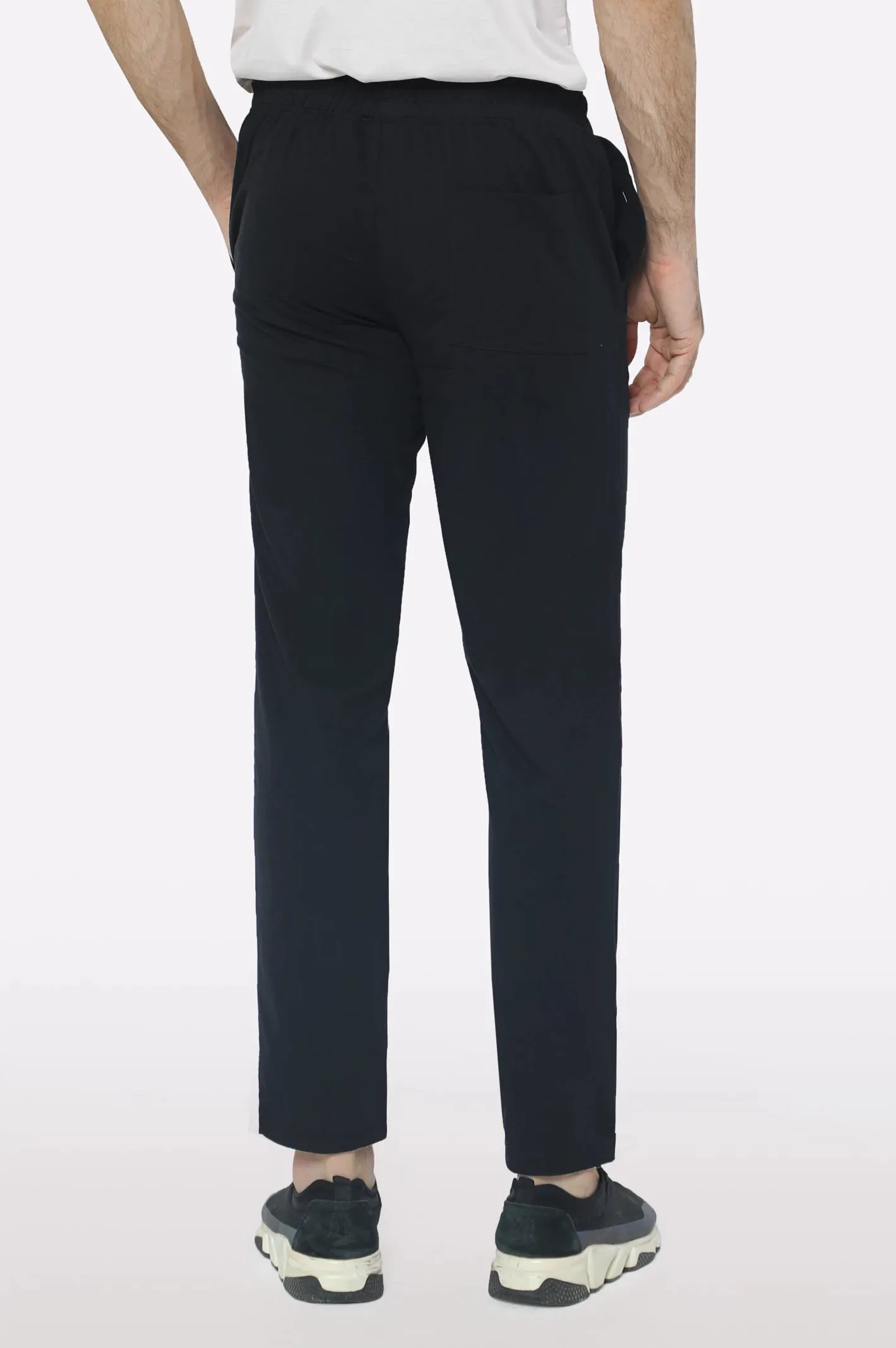 Black Causal Knitted Trouser