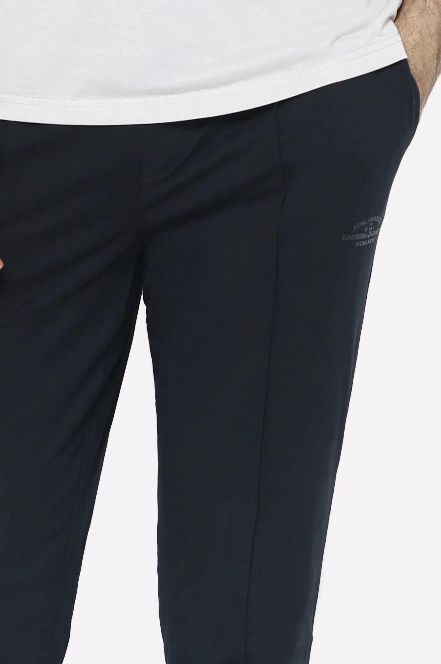 Black Causal Knitted Trouser