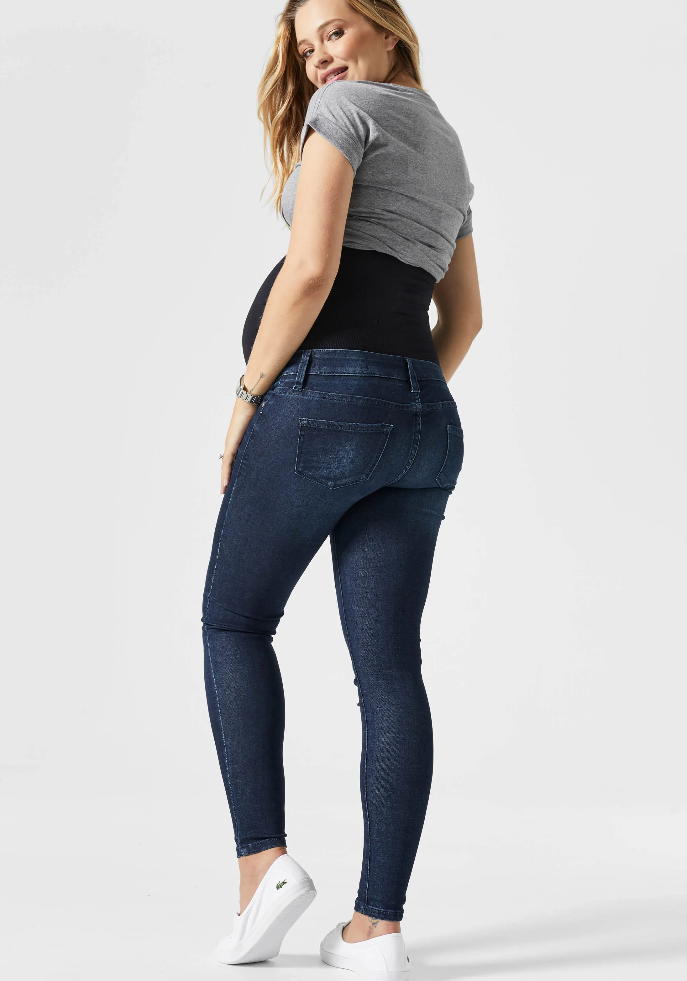BLANQI® Denim Maternity Belly Support Skinny Jeans