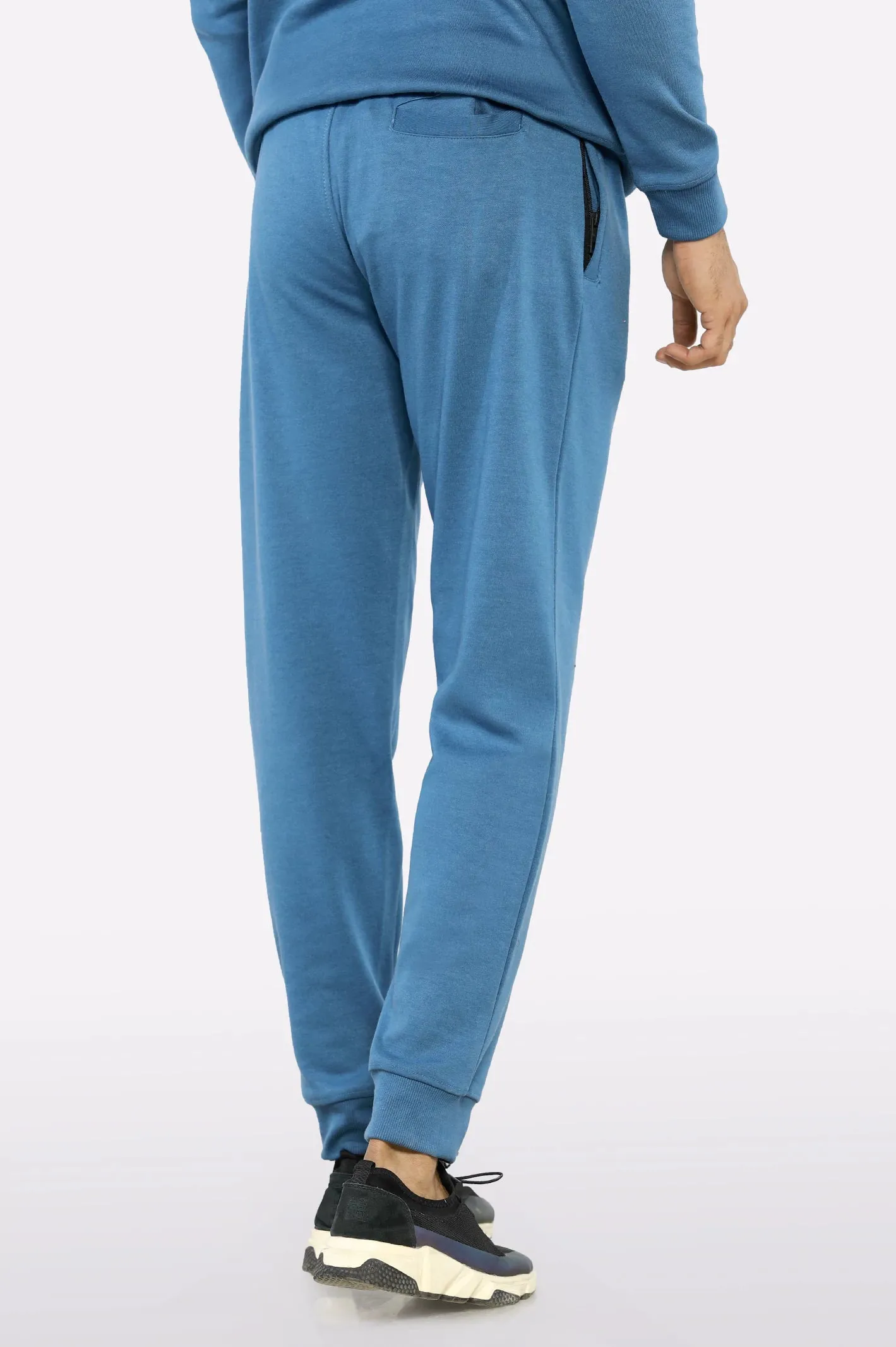 Blue Causal Knitted Trouser