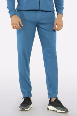 Blue Causal Knitted Trouser