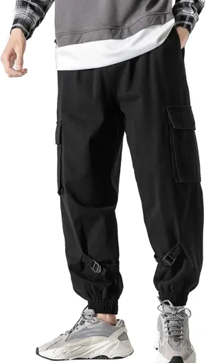 Casual Street Hiphop Sports Pants Utility Hiking Fitness Loose Running Training Guard Pants Hipster Streetwear Harem Pants