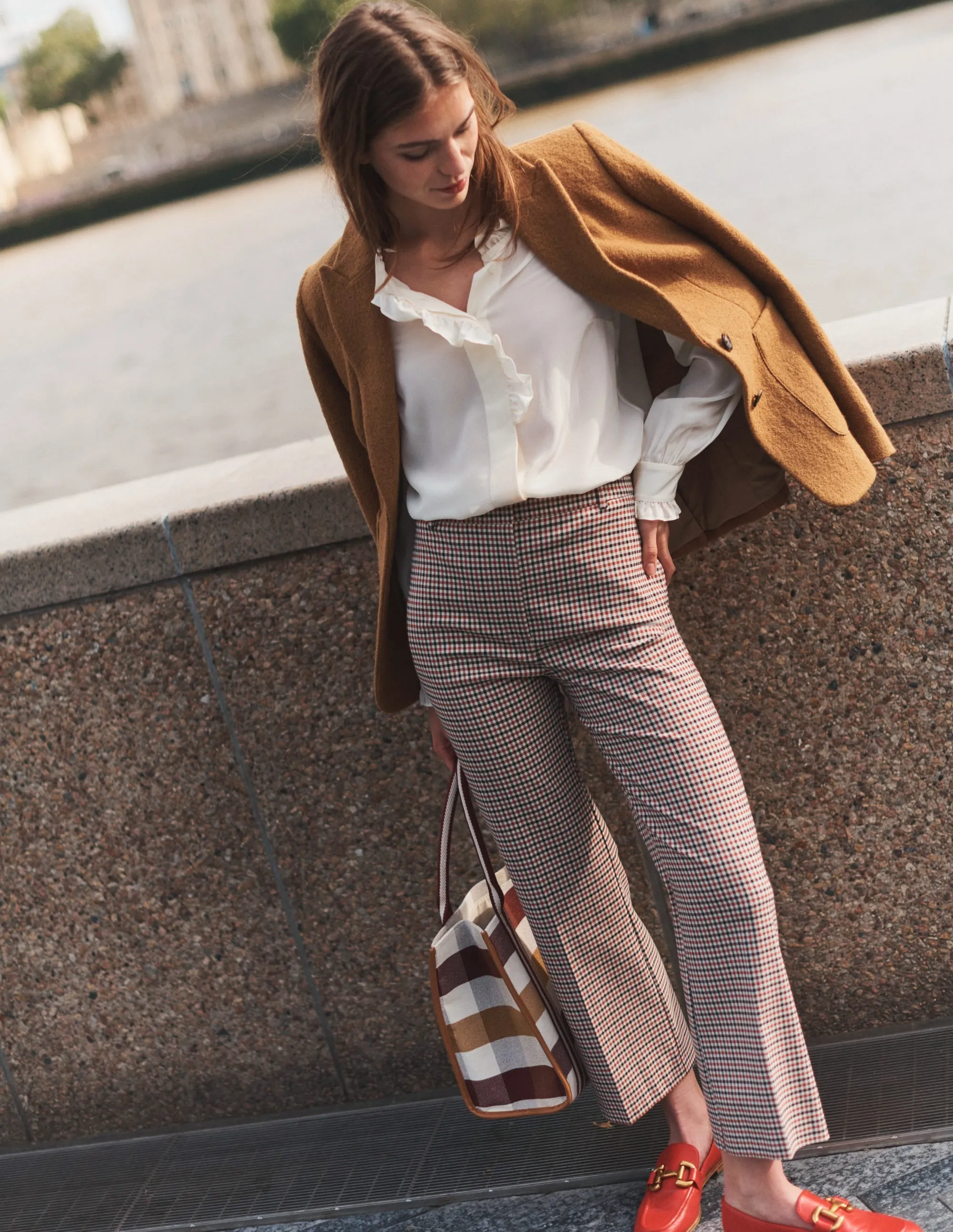 Chelsea Check Trousers-Check