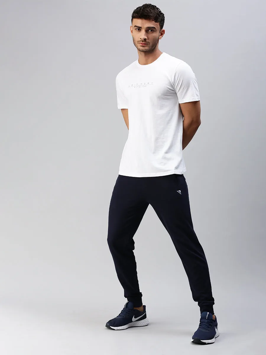 Combed Cotton Rich Navy Blue Jogger pants