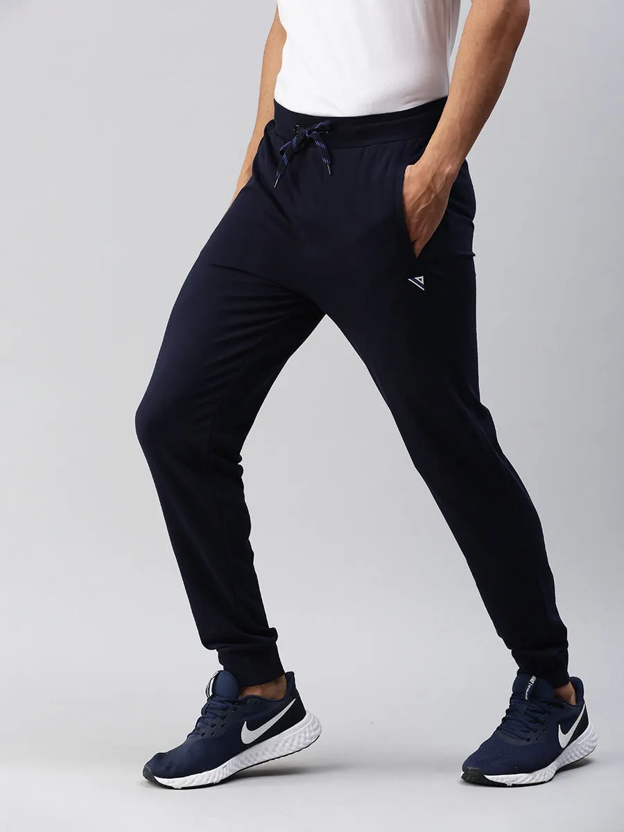 Combed Cotton Rich Navy Blue Jogger pants