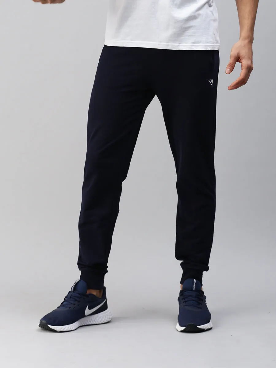 Combed Cotton Rich Navy Blue Jogger pants
