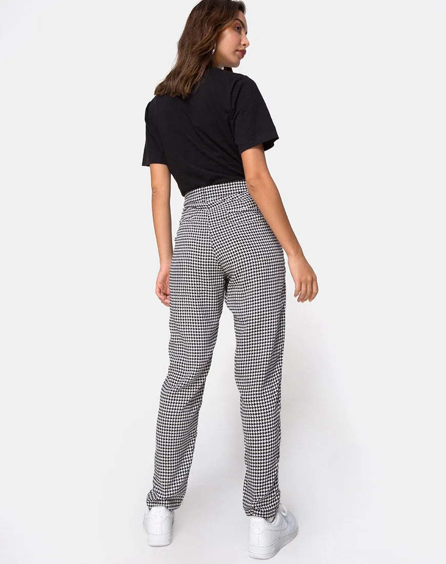 Dastan Trousers in Small Dogtooth