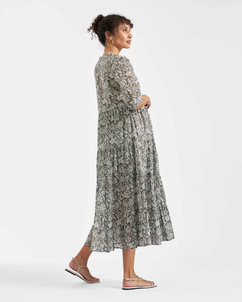'Ezra' Tiered Maternity Dress