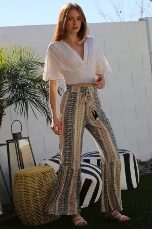 Flare Ruffle Pant
