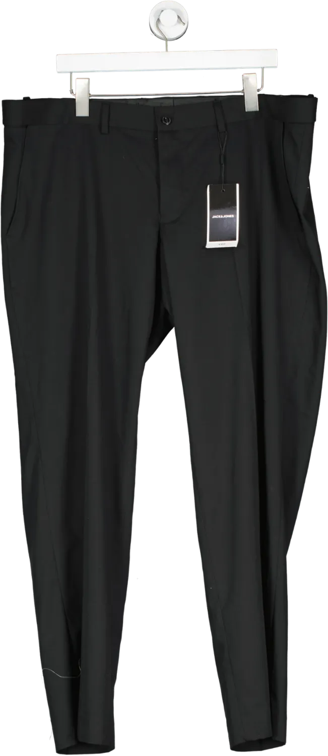 jack jones Black Tailored Suit Trousers UK L