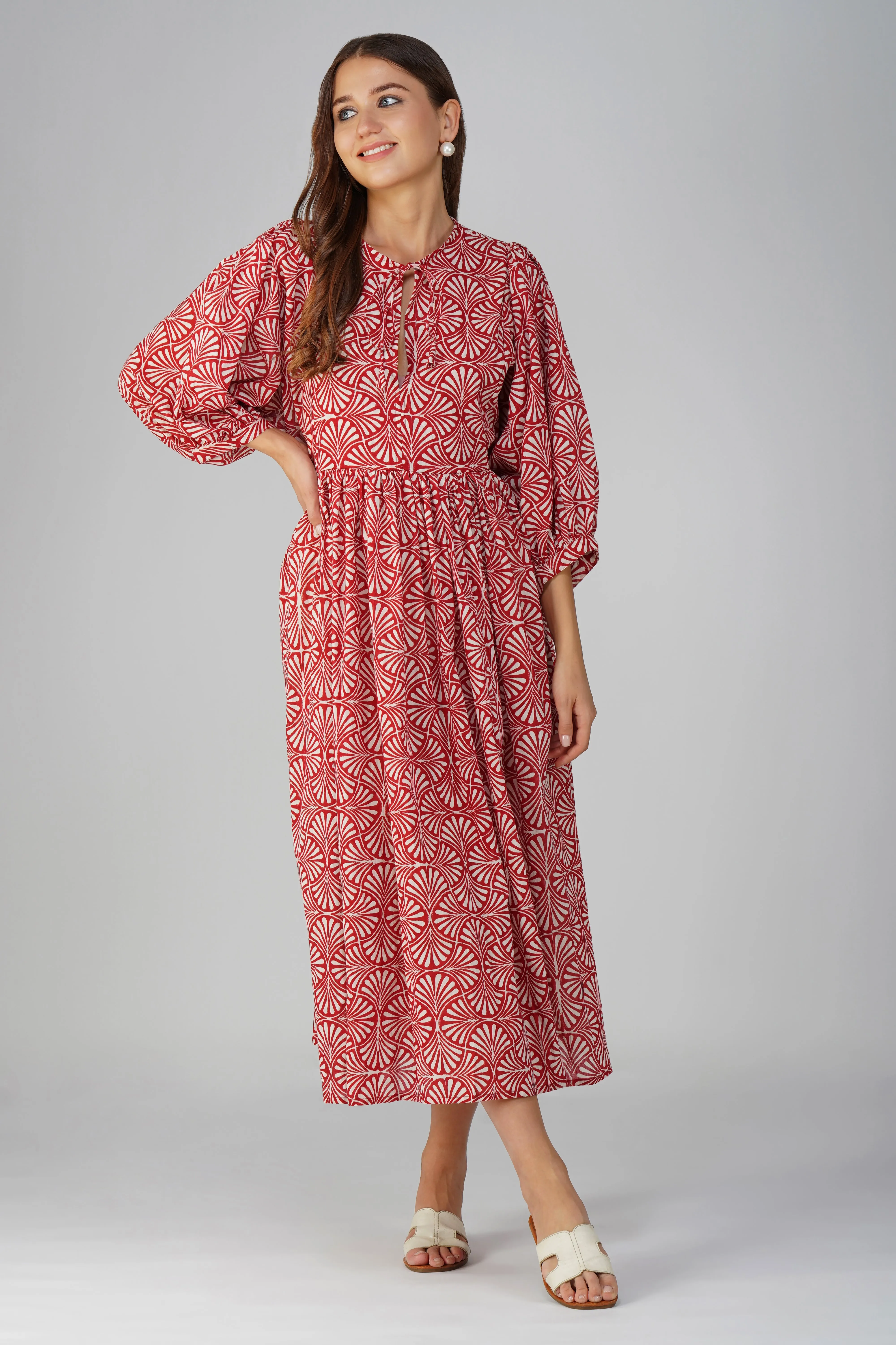 Julia Maxi Dress - Red