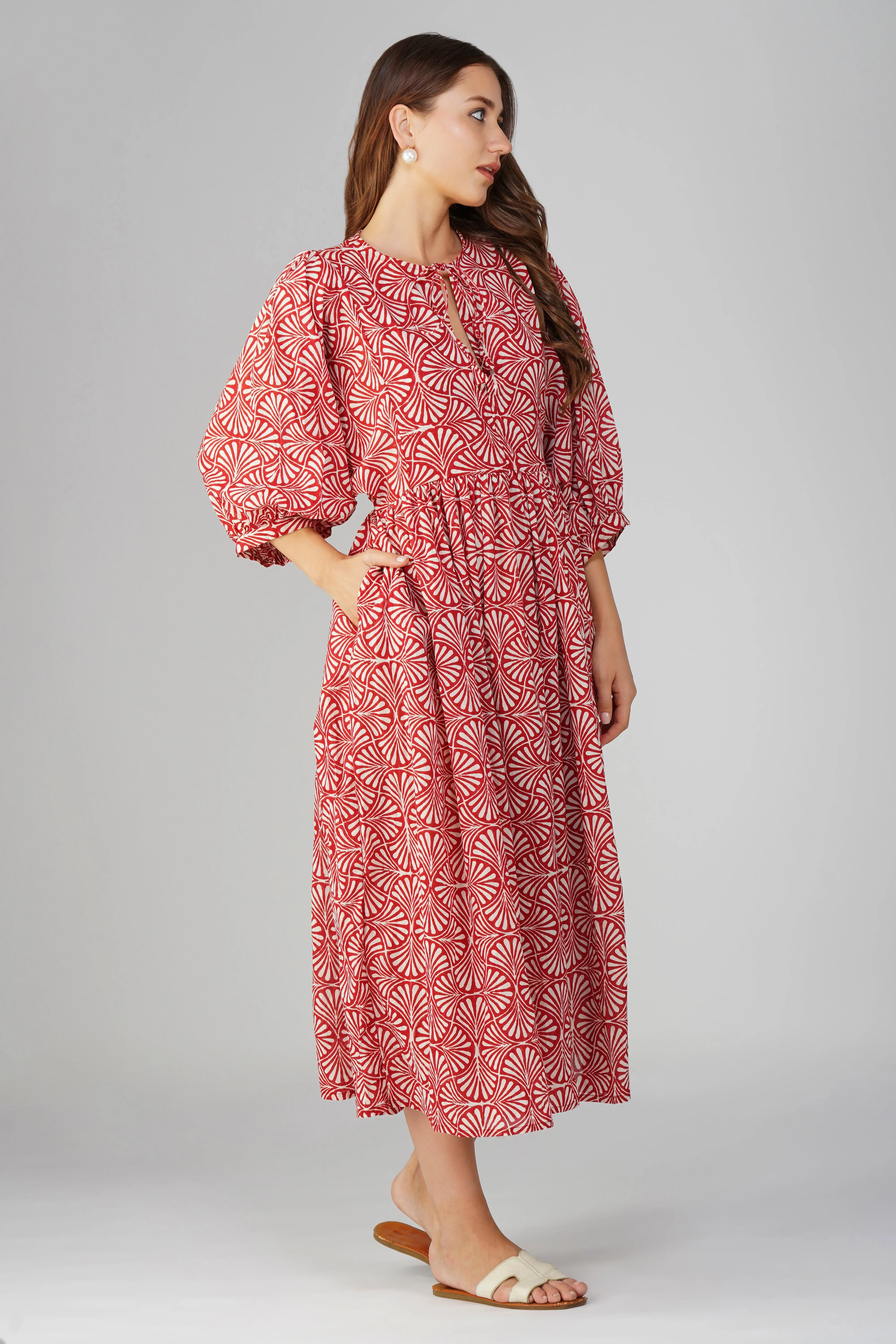 Julia Maxi Dress - Red