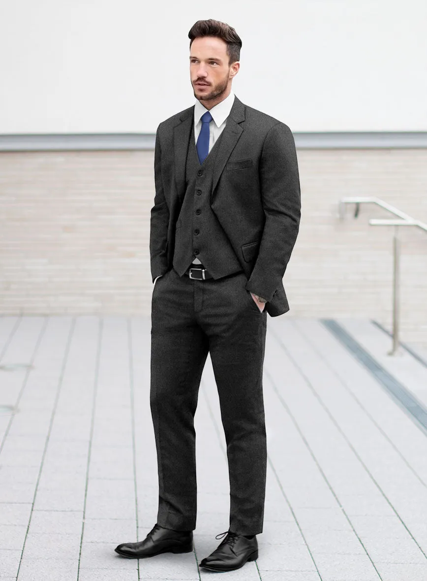 Lanificio Zegna Trofeo Dark Gray Wool Suit