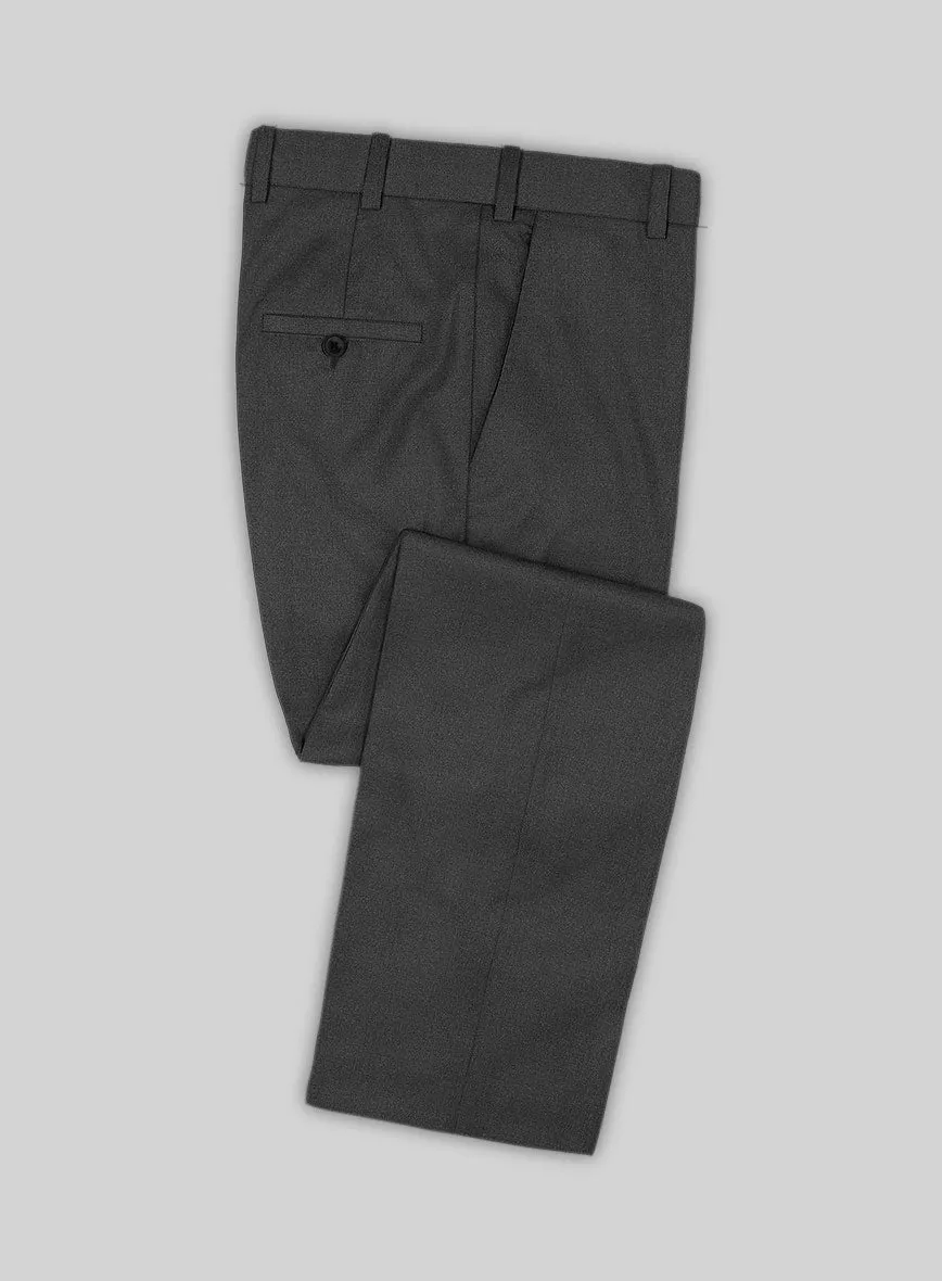 Lanificio Zegna Trofeo Dark Gray Wool Suit