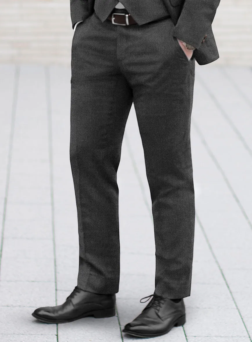 Lanificio Zegna Trofeo Dark Gray Wool Suit