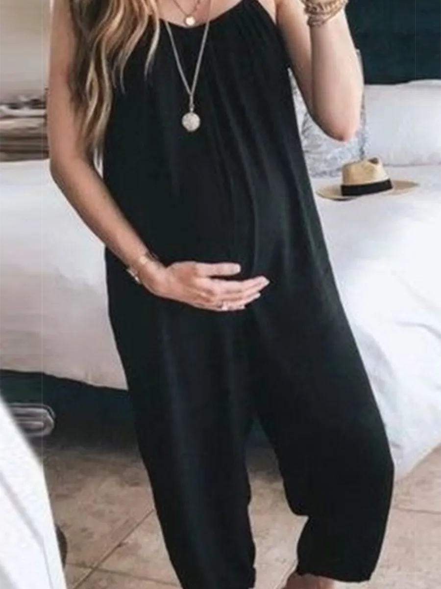 Maternity Camisole Trousers Jumpsuit