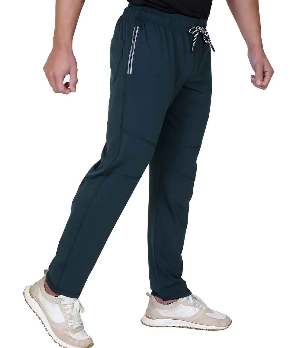 Men's Bottle Green Track Pant