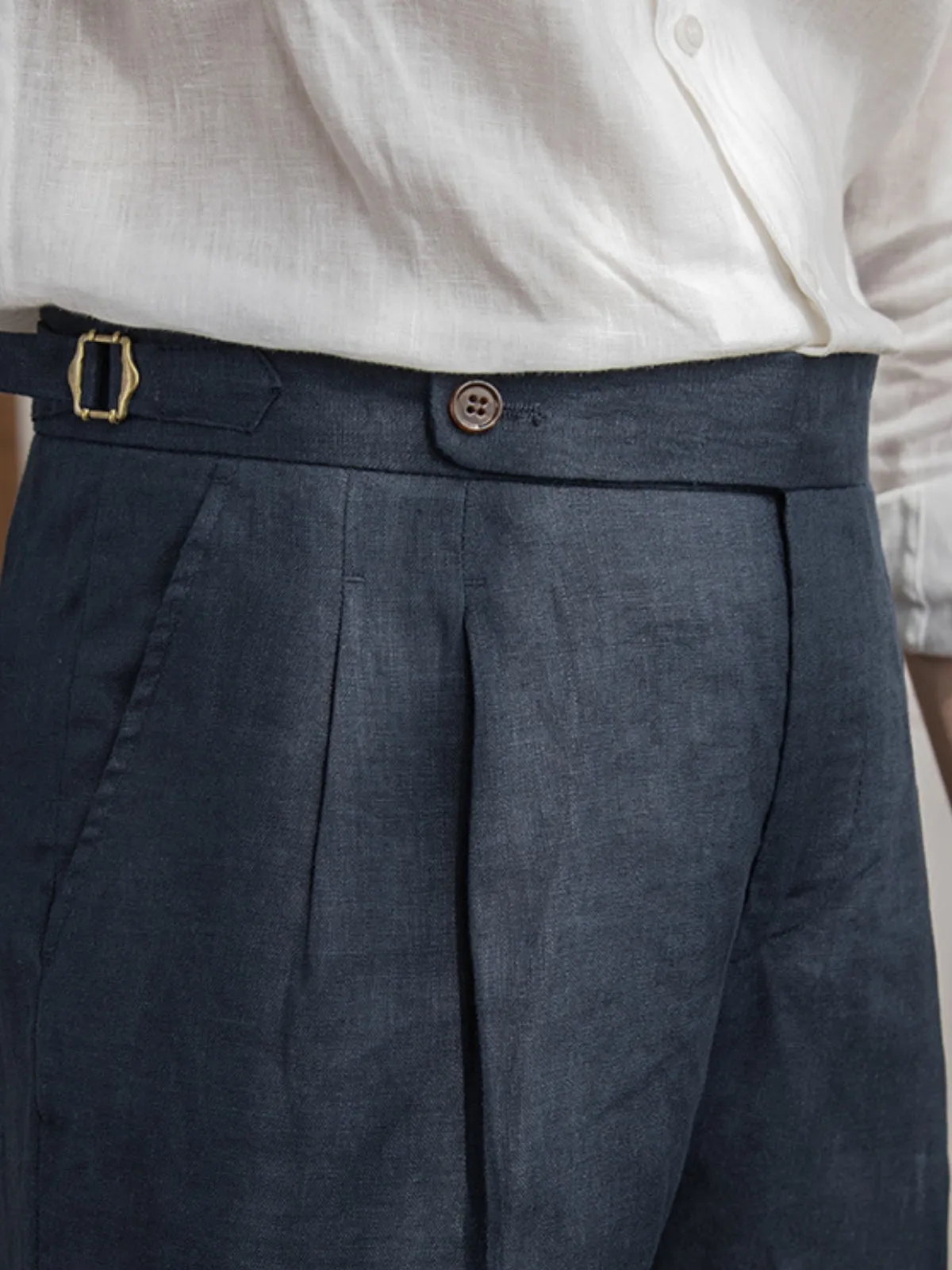 MV Old Money High End Linen Shorts