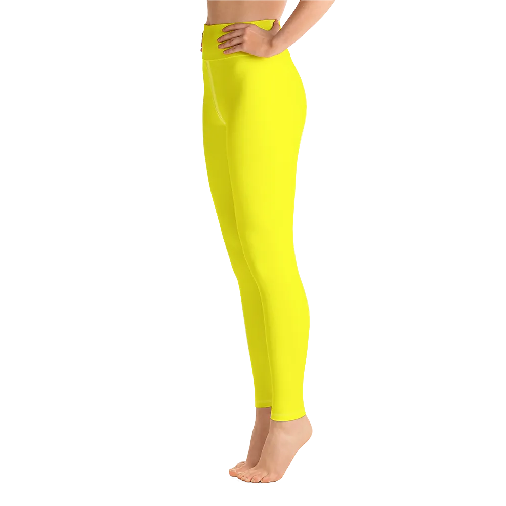 Neon Yellow Yoga Pants
