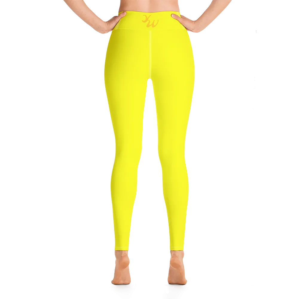 Neon Yellow Yoga Pants