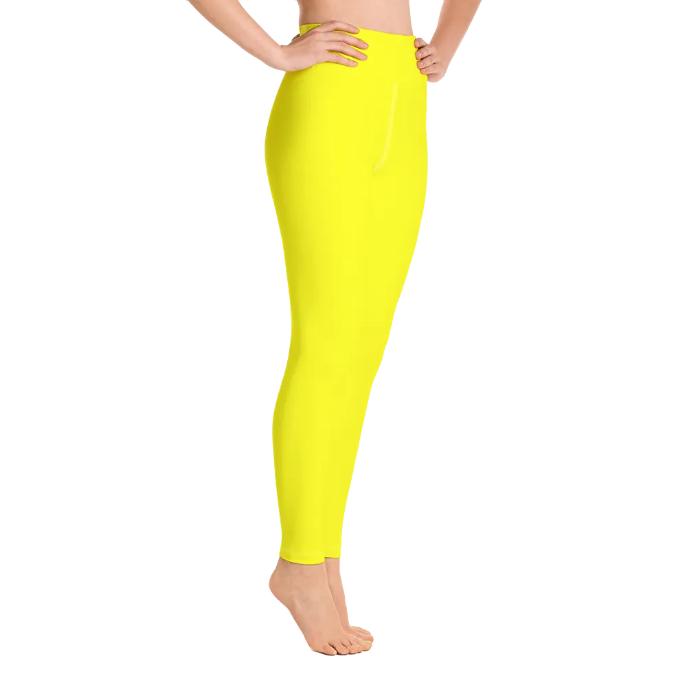 Neon Yellow Yoga Pants