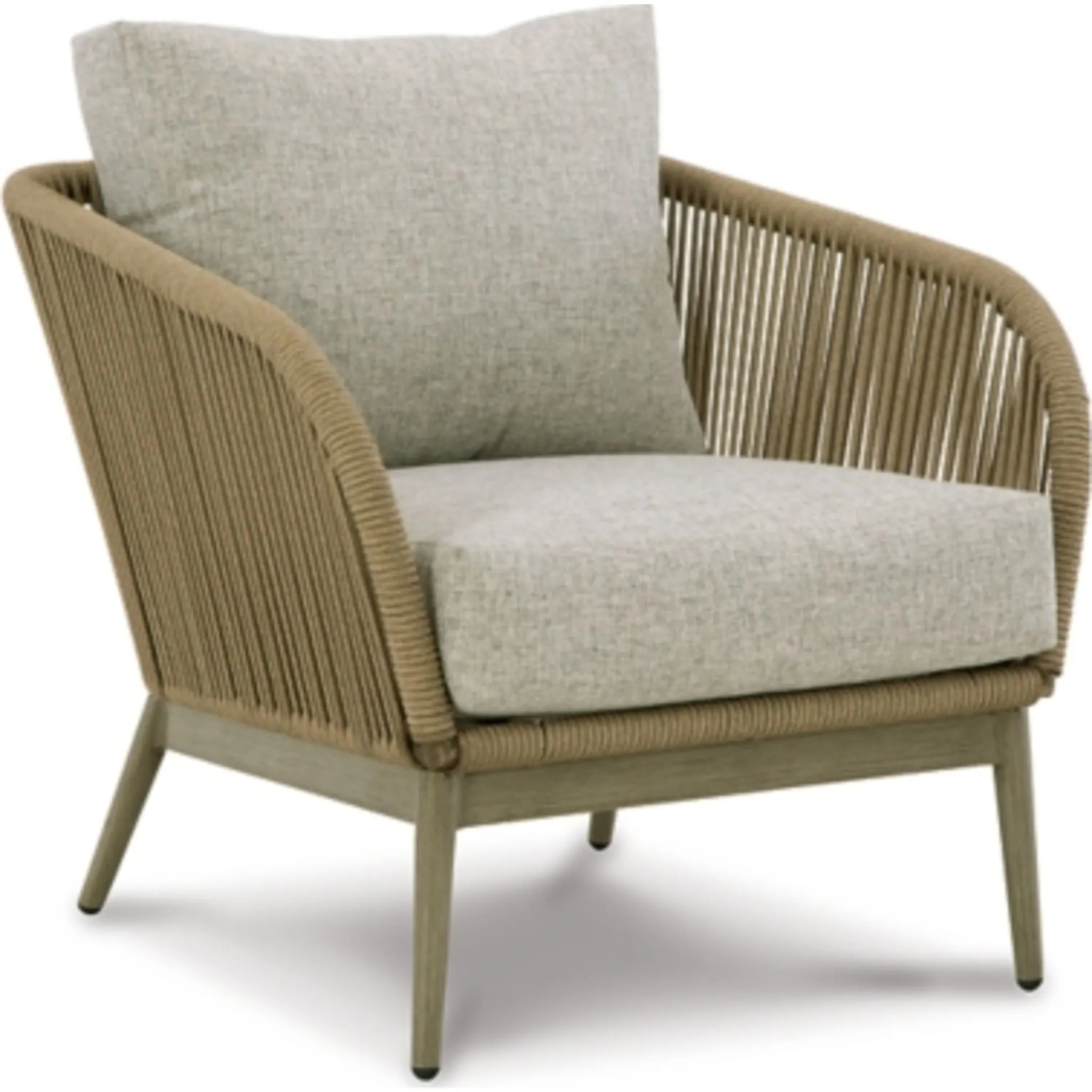 Outdoor Swiss Valley Lounge Chair with Cushion (set of 2)
