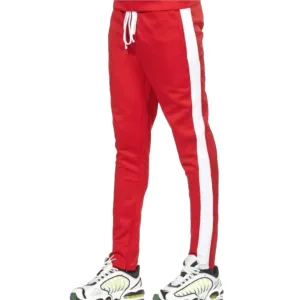 REBEL MINDS TRACK PANTS RED