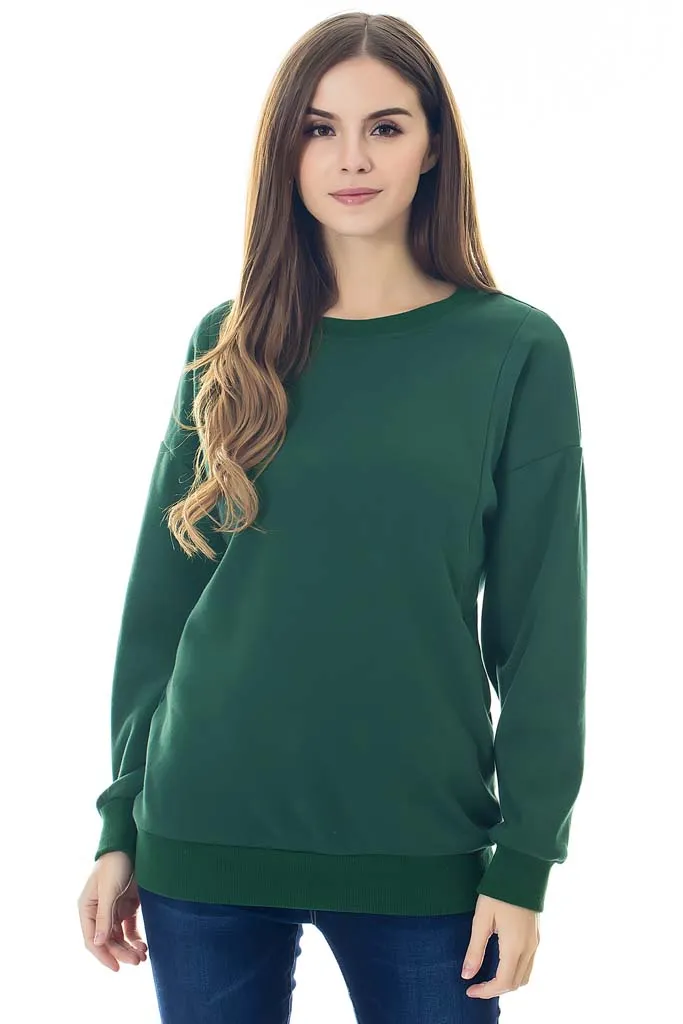Smallshow Fleece Maternity Nursing Sweatshirt
