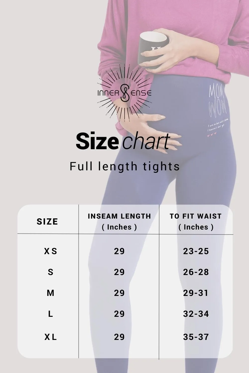 Super soft Bamboo Fibre Antimicrobial Seamless maternity legging-ISML001-Blueprint-