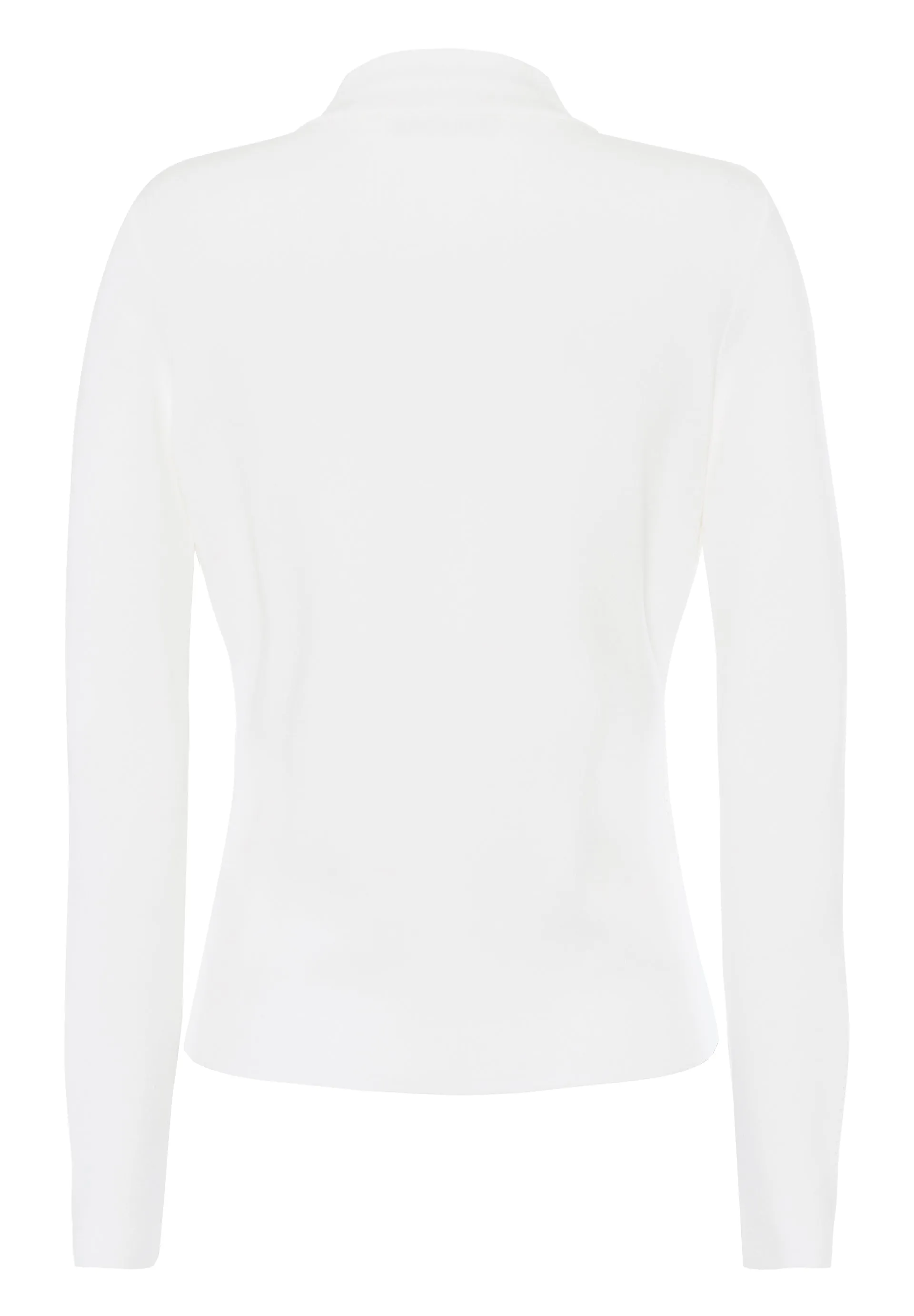 Tuzzi White Knitted Cardigan With Zipper