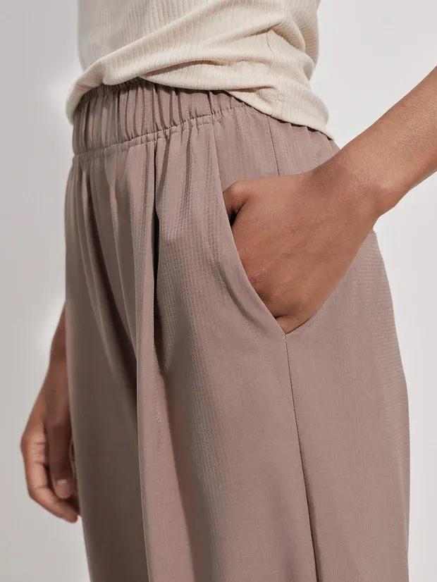 Varley Enzo Snap Cuff Pant in Taupe