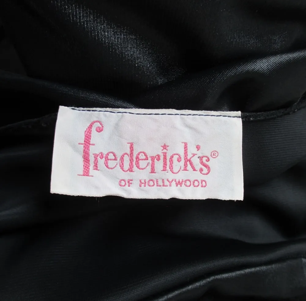 Vintage 70's Fredericks of Hollywood Liquid Satin Studded Jumpsuit Catsuit