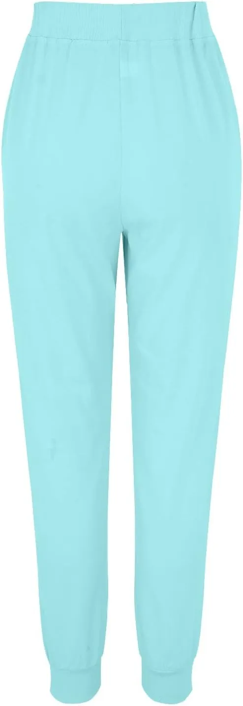 Womens Tapered Pants, Casual Linen Pants Women Drawstring Back Elastic Waist Pants Business Casual Pants Teacher Trousers